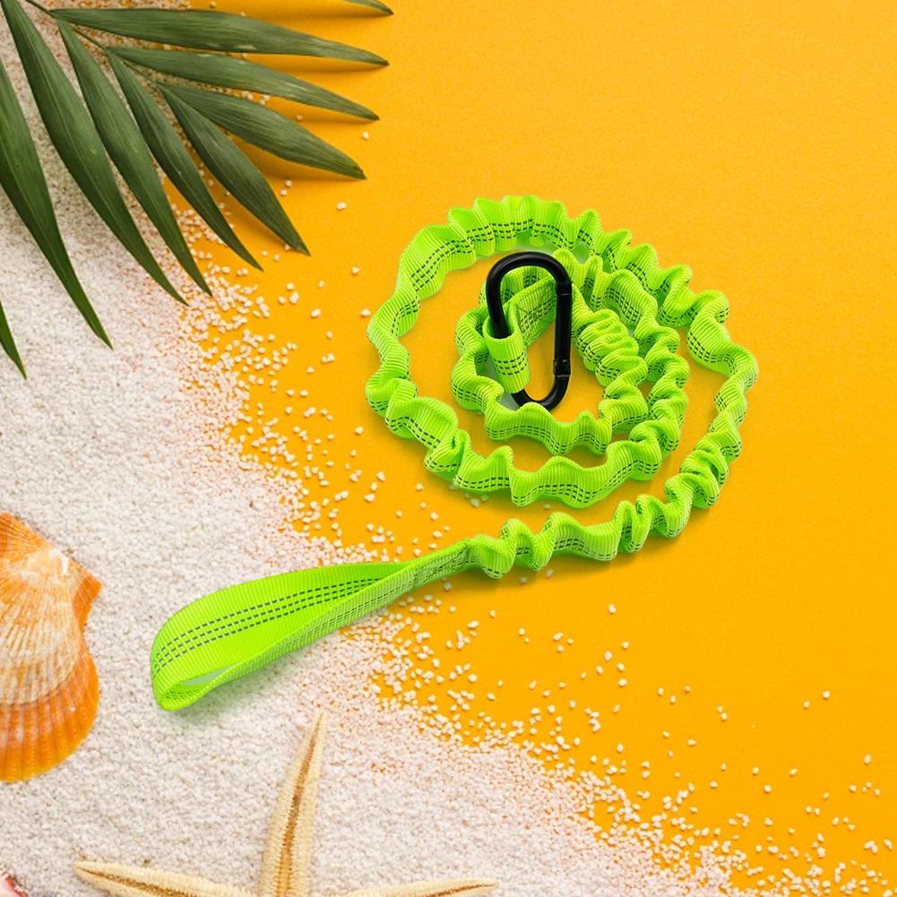 Kayak Paddle Leash Adjustable Stretchable Strap Elastic Kayak Paddle Rope for Canoing Fishing Boating