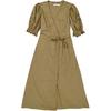 Short Sleeved Dress Women's Olive CA678-DOL