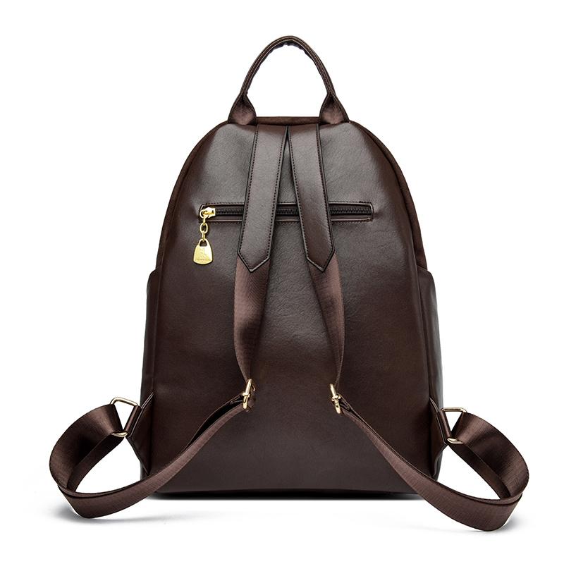 Stitching Backpack Anti-Theft Women's Backpack Large Capacity Student Schoolbag