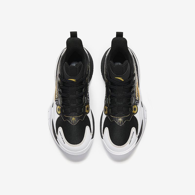 Anta Kids Dominant Synthetic Leather Fabric Trendy Fashion Non-Slip Wear-Resistant Breathable Low-Top Kids Basketball Shoes Men sneaker A12511106-3