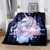 Cute Pink Unicorn Throws Blanket Sofa Blanket  Bedroom Living Room Decoration Blanket for Bed Picnic Blanket Throw Blanket