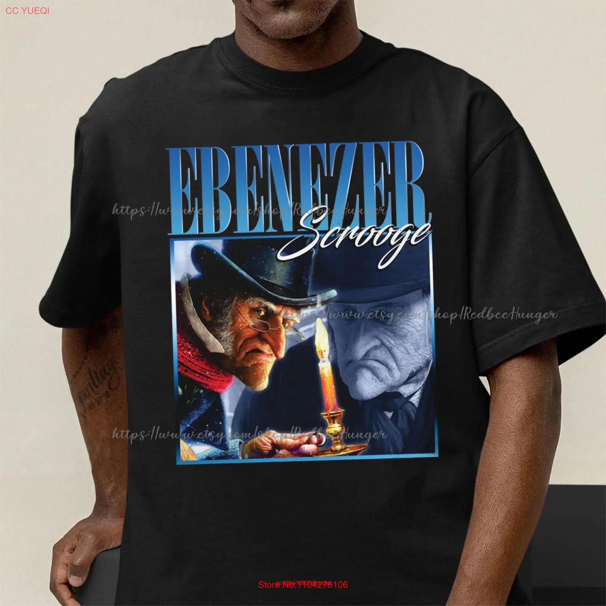 

Ebenezer Scrooge Christmas T Shirt Merry SweaT Movie Character Xmas s A Carol long or short sleeves S разноцветный