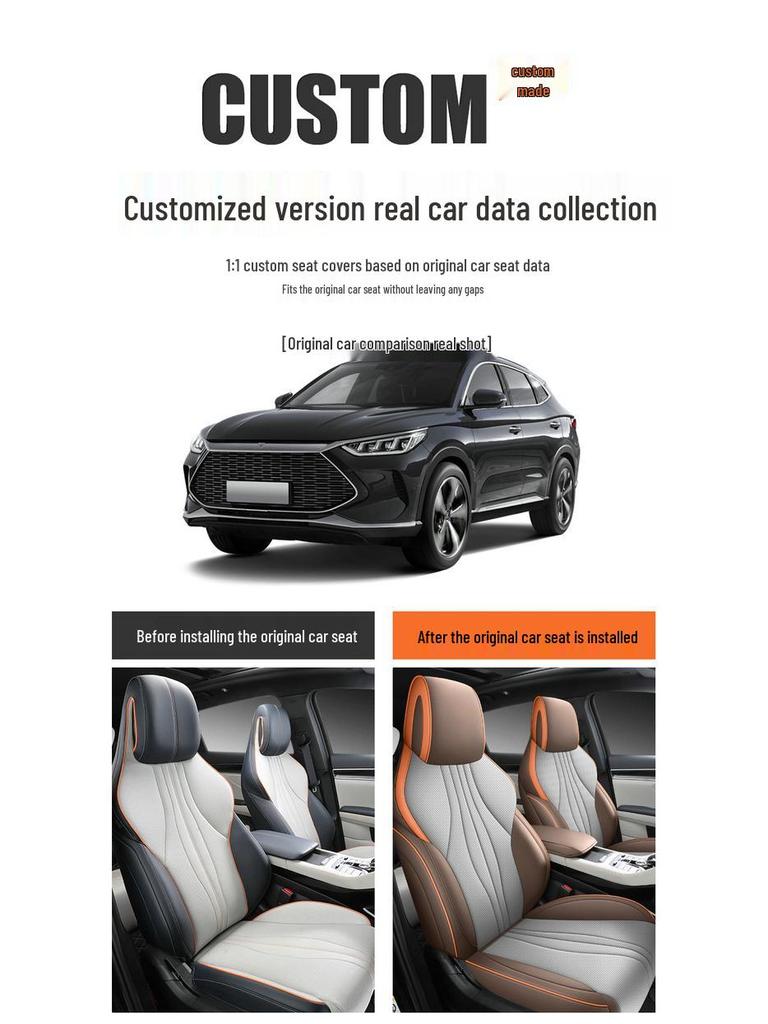 BYD Song PLUS Leather Car Seat Cushion 5-Seater All-Season Model