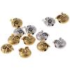 gold, silver Owl Loose Charm Beads alloy Spacer Beads Alloy Charm  Jewelry Accessories