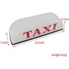 Taxi Sign Cab Lights Magnetic Car Roof Taxi Top Sign Indicator Lights Lamp Topper Car Light 12V Automotive Car Top Light Waterproof & 25cm Power