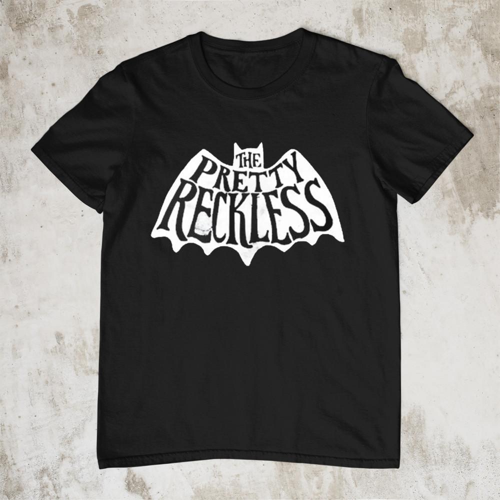 

THE PRETTY RECKLESS Band Logo Classic Short Sleeve Black All Size Shirt Unisex T-Shirt XXXXL