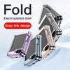 Compatible Samsung Z Flip7 Electroplated Transparent Drop-proof Case