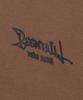 Beentrill Script Two-Way Zip-Up Hoodie (Camel)