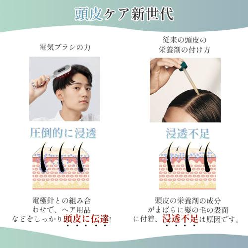 Kiboer Electric Brush Facial Beauty Device Electric Scalp Brush Scalp Care Face Care Single Use EMS RF EP Micro Current Light Beauty Lotion Box Includ