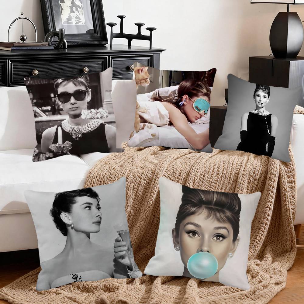 Breakfast At Tiffanys Pillow Case Square Pillow Bedroom Sofa Leisure Comfort Cushion Car Home Decoration
