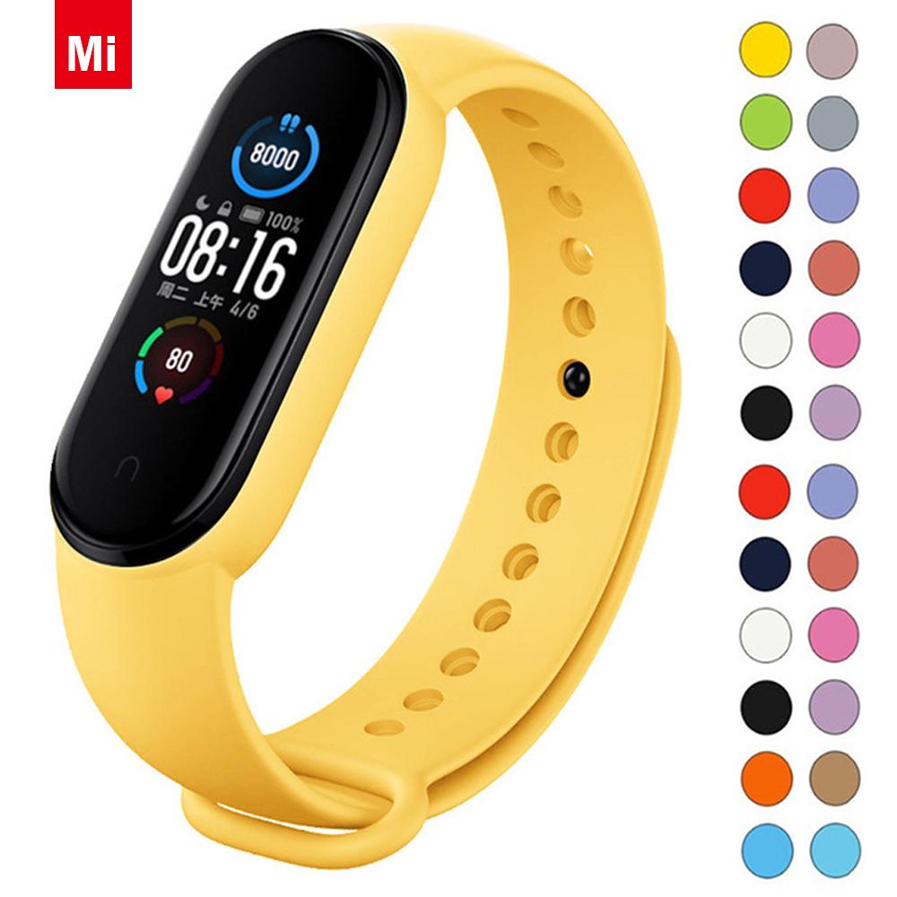 Armband für Xiaomi Mi Band 7 6 NFC Armband Silikon Sportuhr Armband Miband 4 Gürtel Pulsera Correa Mi Band 3 4 5 Armband