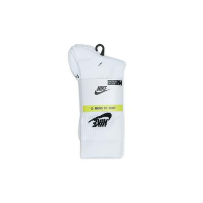 Nike Unisex Socks For Daily Outfits DX5025-100 NSW Everyday Essential Crew Socks (3 Pairs) White