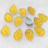 20pcs 11.5*17mm Natural Ore Style Flat Back Resin Rhinestones Cabochons For Bracelet Earrings Accessories -HA77
