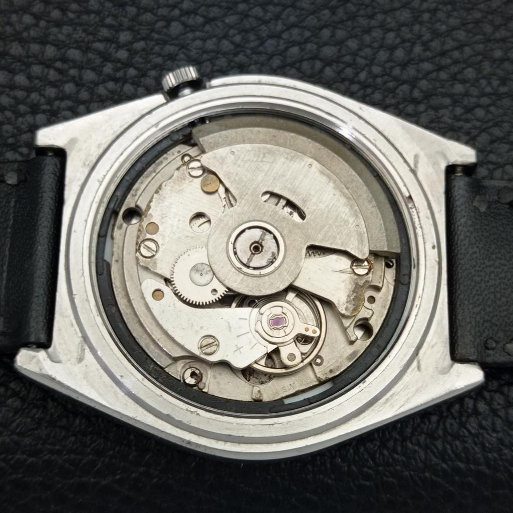 AUTOMATIC VINTAGE SEIKO 5 JAPAN MENS GOLDEN COLOR DIAL WATCH A702636-1 R209-a702636