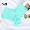 Women's Panties Floral Lace Low Waist Briefs Stretchy Sexy Breathable Underpants for Girls Daily Wear And Sleep