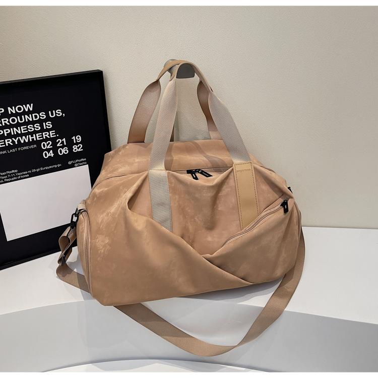 

2025 swimming bag, new women s wet and dry separation fitness bag, large capacity yoga sports bag, portable short-distance travel bag хаки