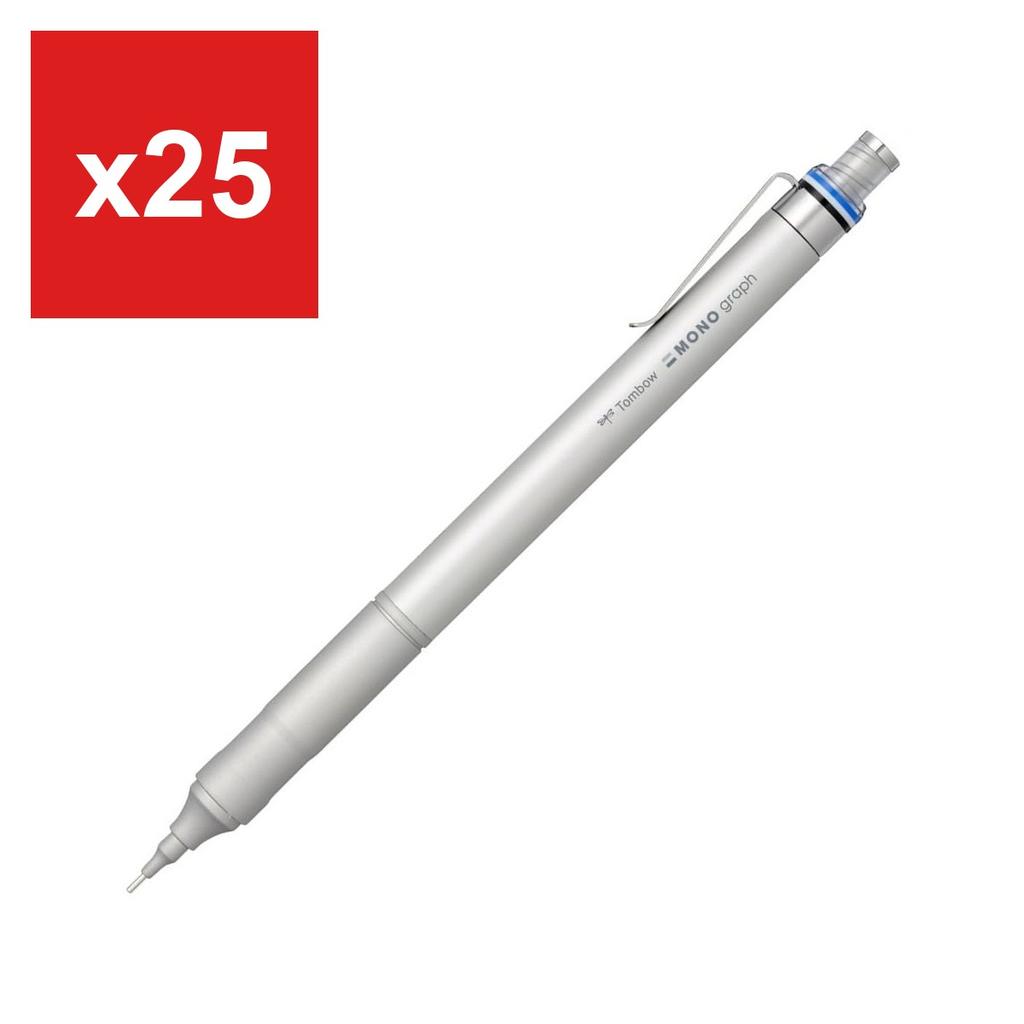TOMBOW Mechanical Pencil 'Monograph Fine', 0.5mm, Silver, DPA-112A