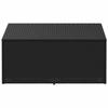 VidaXL Garden Storage Box Black 110x50x58 Cm Woven Resin, Garden Storage Chest, Storage Box of 4104069