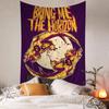 BBring Me The HHorizon Anime Tapestry Hanging Tarot Hippie Wall Rugs Dorm Home Decor