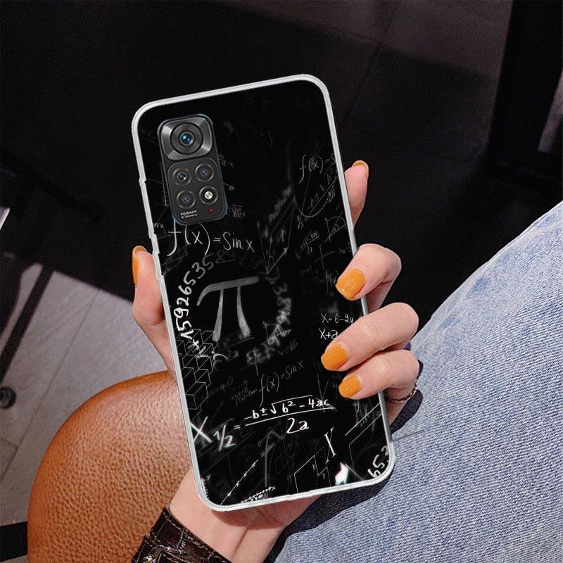 Physics Chemical Mathematics Phone Case For Xiaomi Redmi Note 15 14 13 12S 12 11 Pro Plus 14S 11S 11E 10 10S 11T 5G Personalized