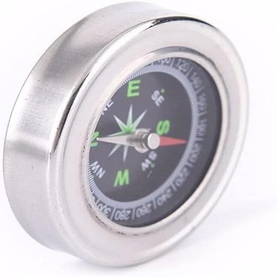 Divine Miracles Li1 Divine Miracles Stainless Steel Directional Magnetic Compass for Feng Shui Travel  Black