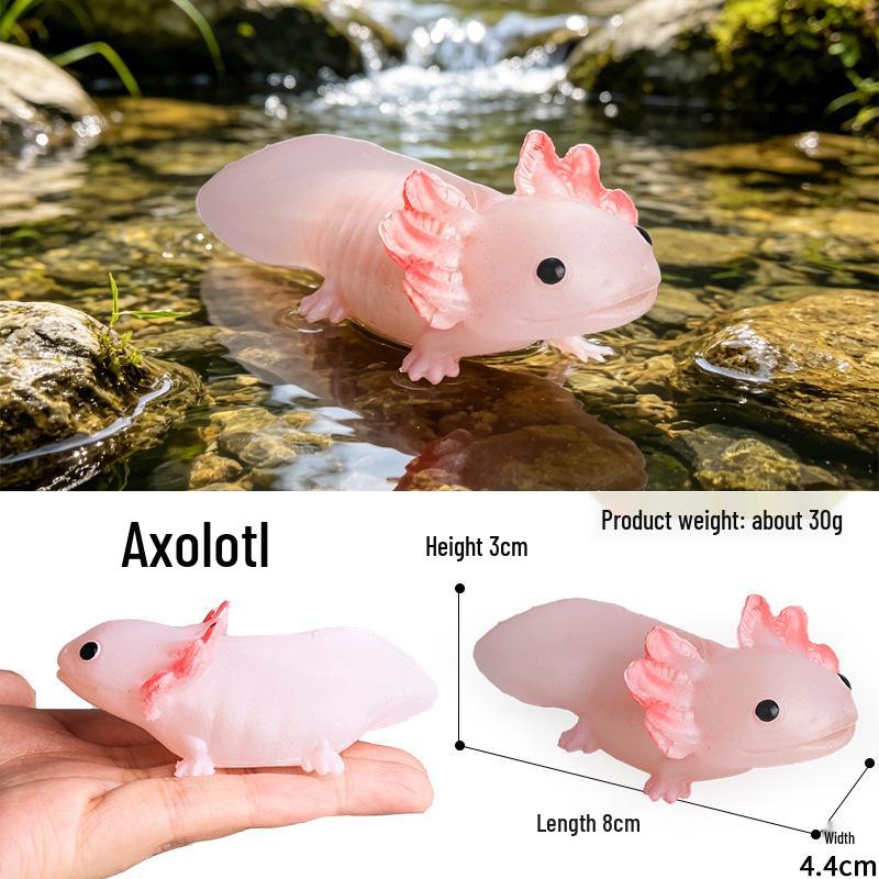 Solid Cute Animal Models: Squirrel, Shiba Inu, Teddy, Hamster, Panda, Flying Squirrel Car/Desktop Ornaments