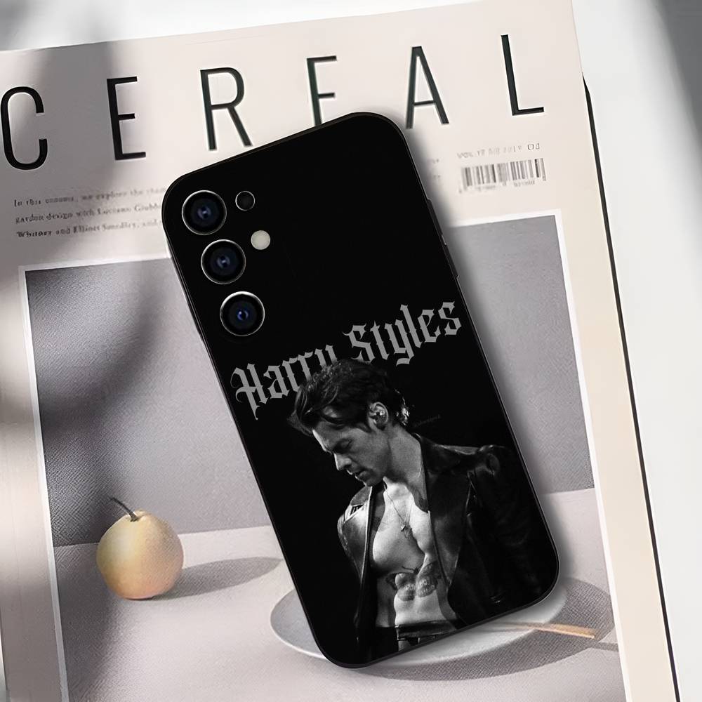 

H-Harry S-Styles Phone Case For Samsung S25,S24,S21,S22,S23,S30,Ultra,S20,Plus,Soft Silicone Black Cover Samsung S26Plus
