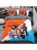 Basketball Star Bedding Set Cute Cartoon Version Of Basketball Star K-Kobe Duvet Cover Pillowcase Twin Queen Size