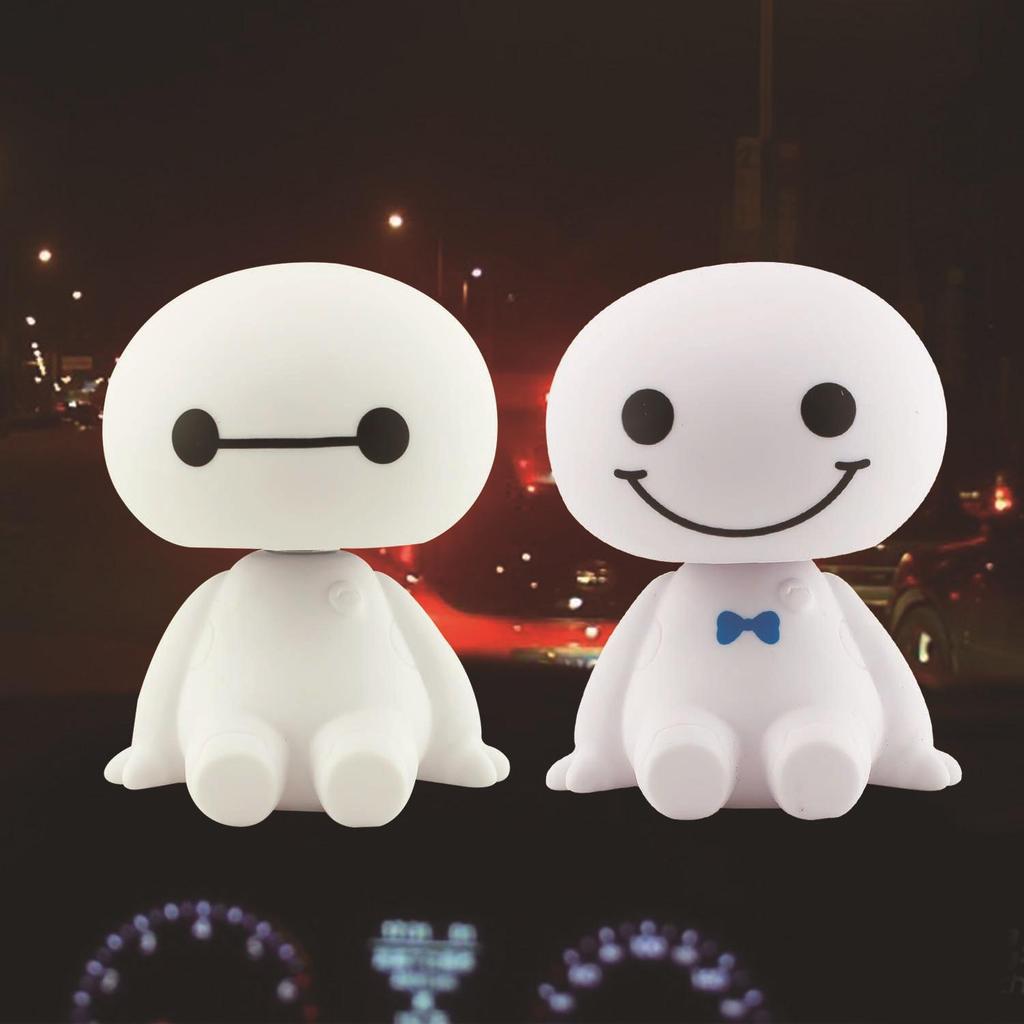Baymax New Year Car Bobblehead Ornament