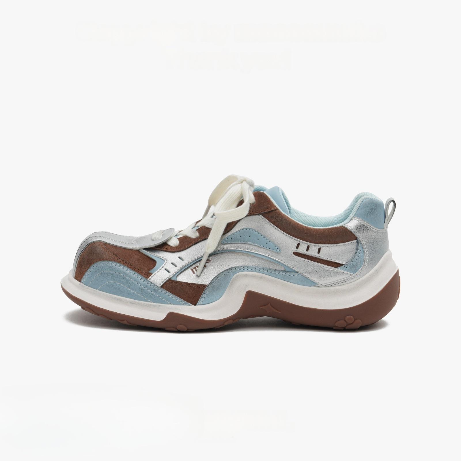 

Ma Speedism The same 2025 spring new platform sports shoes versatile casual board shoes retro Forrest training shoes 40