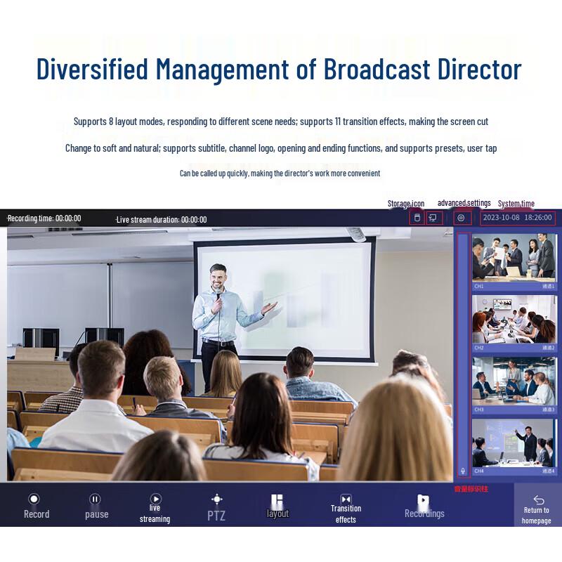 DAIPU DP-T220 Pro Conference Recording Host (CN version)