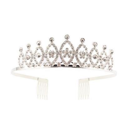 Baroque Exquisite Crown Bridal Crown Hair Accessories Tiara Popular Princess Hair Comb Crown Tiara