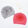 Newborn Hat Soft Stylish Polyester Cotton Big Flower Baby Cap for Little Girl