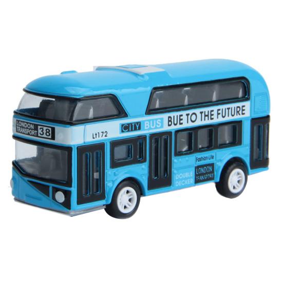 Simulation Alloy Car Model Mini Pull Back Bus Kids Children Educational Toy