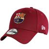 Core 9Forty FC Barcelona Cap, Mens Burgundy Cap