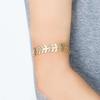 Golden Leaves Arm Cuff Bracelets Adjustable Geometry Arm Bracelet Bangle Metal Armband Set  Party