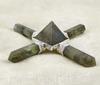 Harmonize Labradorite Pyramid Feng Shui Energy Generator Spiritual Reiki Healing