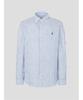 Binpolmen Linen Striped Shirt Blue