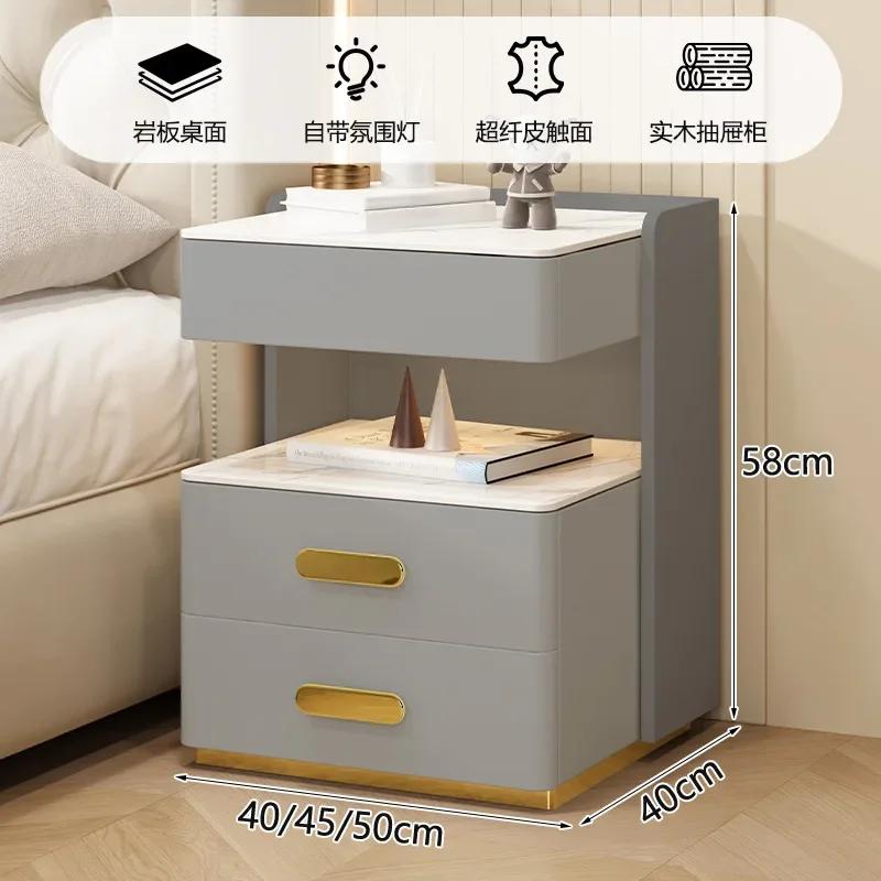 W2557 Side Table Headboard Bedside Bedroom Storage Cabinet White Dresser Coffee Tables Living Mesas Desk Muebles Drawer Book