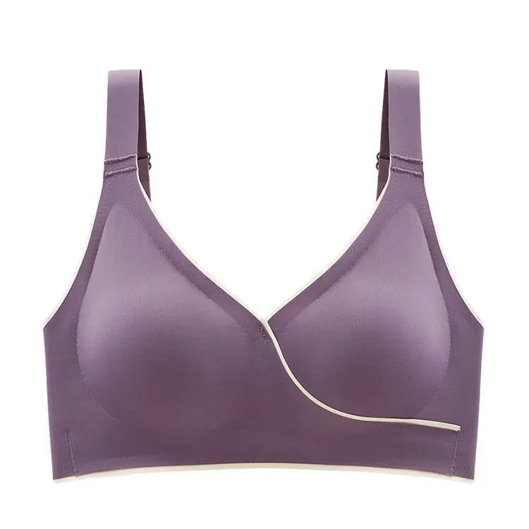 Latexová podprsenka pro ženy Bezešvé spodní prádlo Bez ocelového prstenu Shromážděte Sportovní Krása Push Up Sexy spodní prádlo Bralette Plus Size