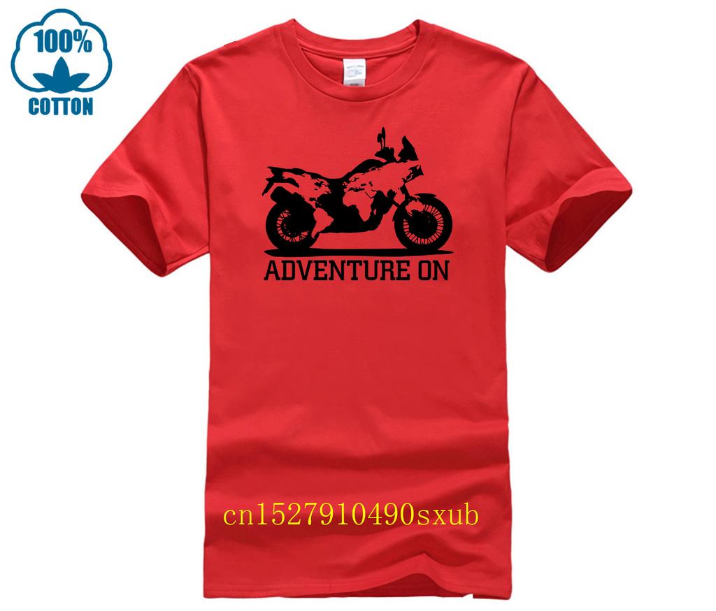 Men T Shirt Fashion Summer Style Cotton T Shirt Biker Moto Adventure 1290 1050 950 640 1200 1190 990 R Race Tee Shirt