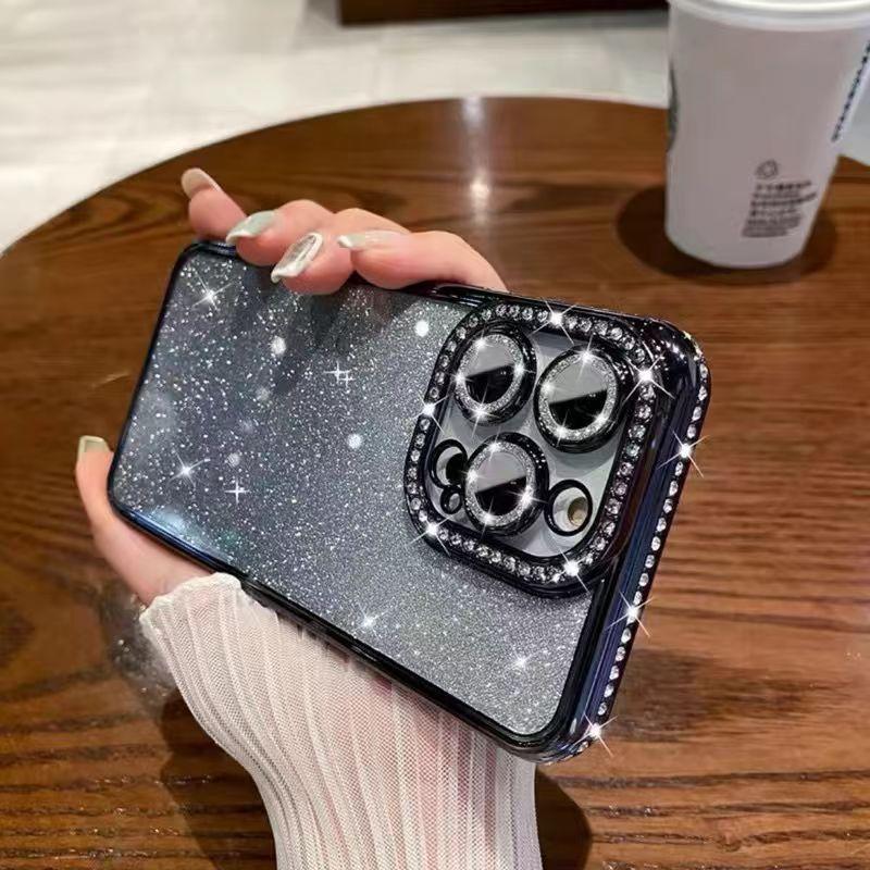 

IPhone 16 Edge Sparkle Powder підходить для 14 Promax Phone Case Gradient 16 Full Pack XR Soft Case 15 Cross Border Apple 12 безодня