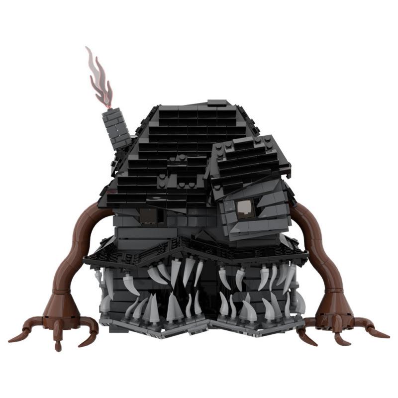 1025 ks Stavebnice Monster House MOC Tehličky Modelárska Stavba Strašidelný Dom Halloweenske Hračky Pre Chlapcov Dievčatá