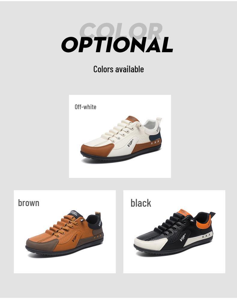 Men's 2025 Autumn Breathable Leather Casual Driving Moccasins - Lightweight, Non-Slip, Soft Sole