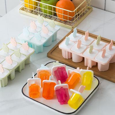 Lolly Mould Kitchen 6 Cell Frozen Ice Cube Molds DIY Ice Cream Tools Cooking Tools