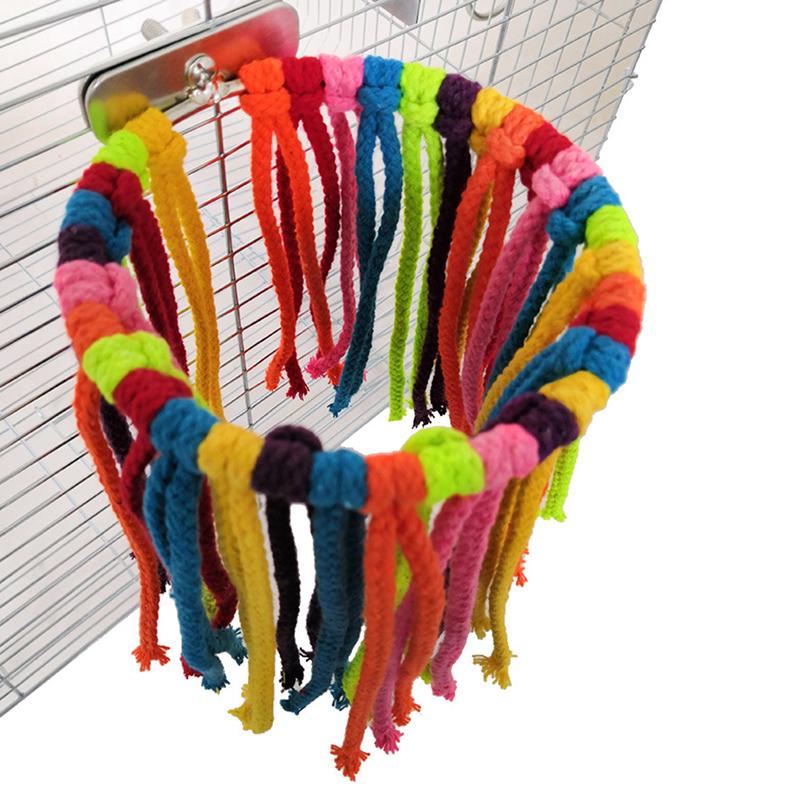 Hengende fugl leketøy bomull tau trekke leketøy