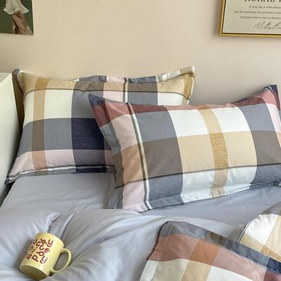 2pcs 100% Cotton Pillowcases, Soft & Breathable,Comfortable for Bedroom or Guest Room, Guest Room Bedding | Classic Design | Envelope Closure