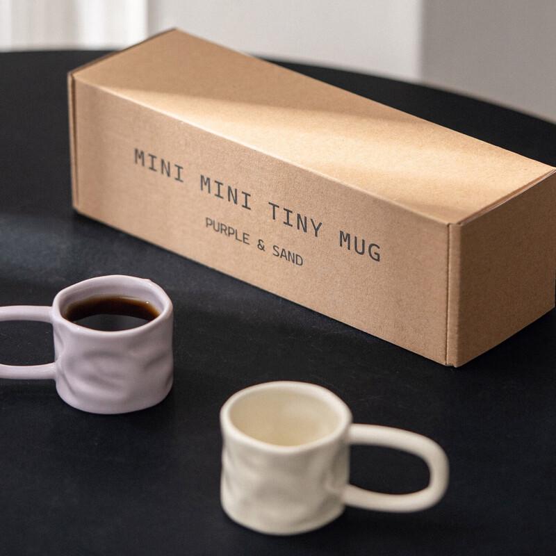 Hand-Pinched Ceramic Espresso & Teacup Set