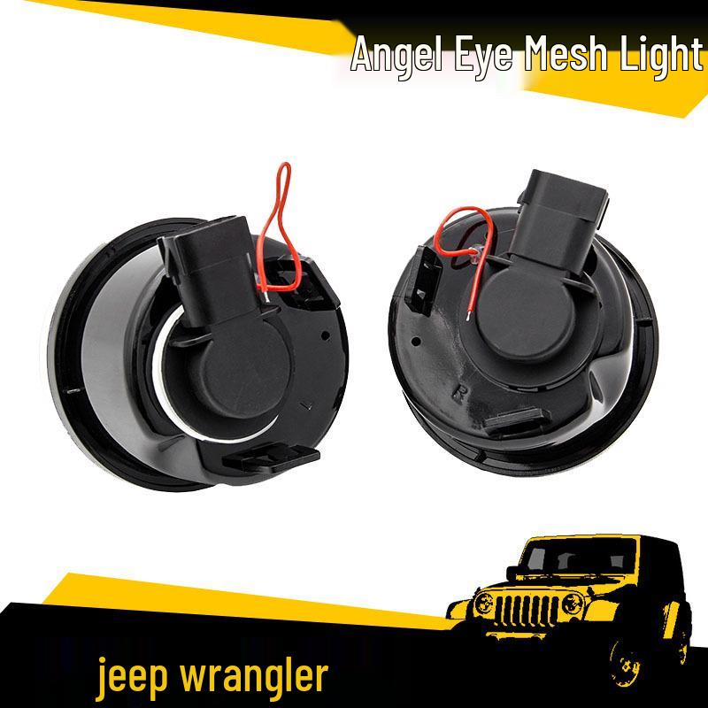 ABS LED Angel Eye Light Strip for Wrangler Jeep Middle Grille
