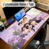 Large Mouse PadBTS Custom Name Text Personalized Desk Mat Non Slip Gaming Pad